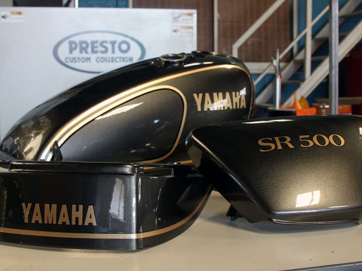 SR400外装ペイント 初期型カラー
