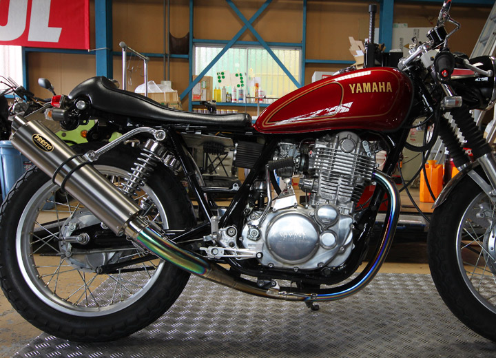 ＳＲ５００　チタンマフラー