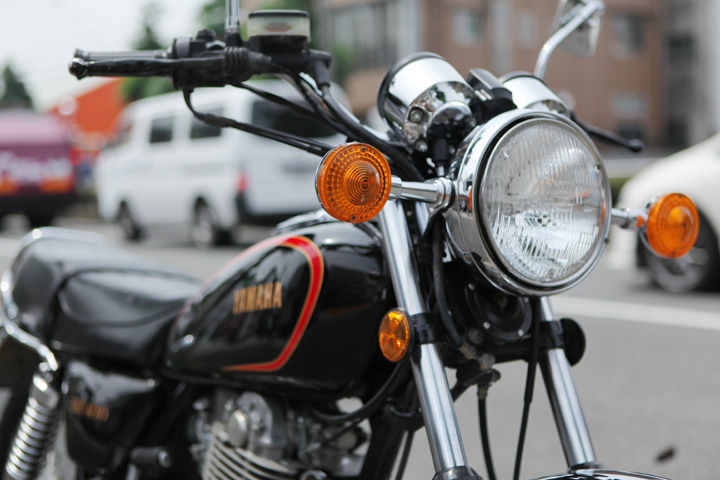 SR400 初期型ヘッドライト