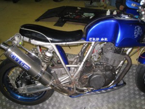 SR400　ダブルシート